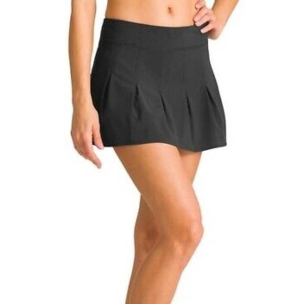 Athleta Black Pleated Tennis Skirt / Skort